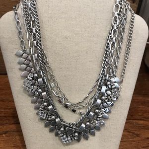 Stella & Dot Silver Sutton Necklace